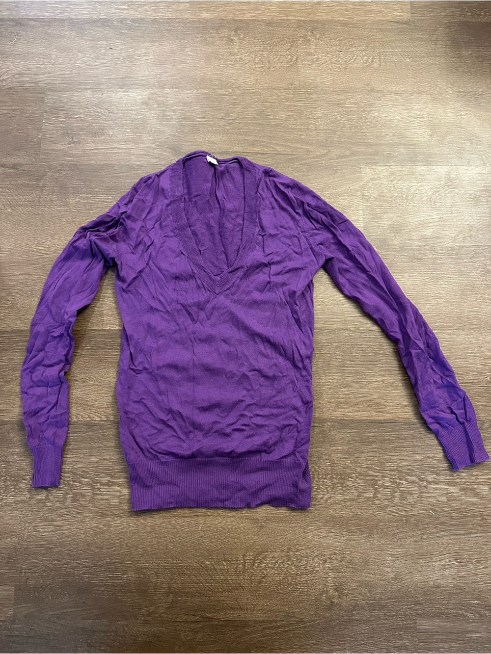 J. Crew V-Neck Purple Sweater